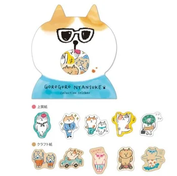 1 упак. / лот, Японский набор наклеек с кавайным котом, лидер продаж, наклейки для дневника deco, наклейка для скрапбукинга 